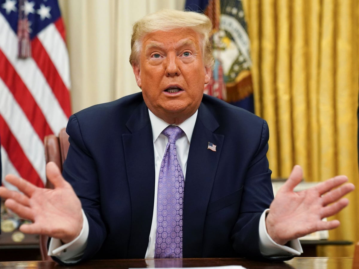 Trump Admits He Is Undermining Usps To Make It Harder To Vote By Mail Us News The Guardian