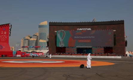 The Fifa Fan Festival at Al Bidda Park.