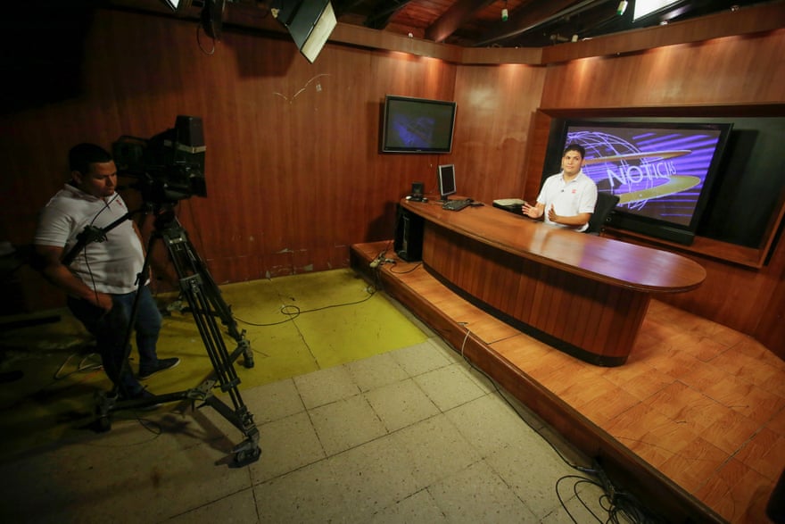 Managua, Nicaragua. February 11, 2019 Canal 12 continues its broadcasts under threats.