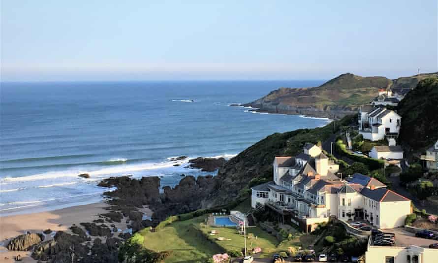 Top 10 teen travel destinations in Britain | Family holidays 5 ‘Perched above picturesque Combesgate beach’: Watersmeet, Devon.