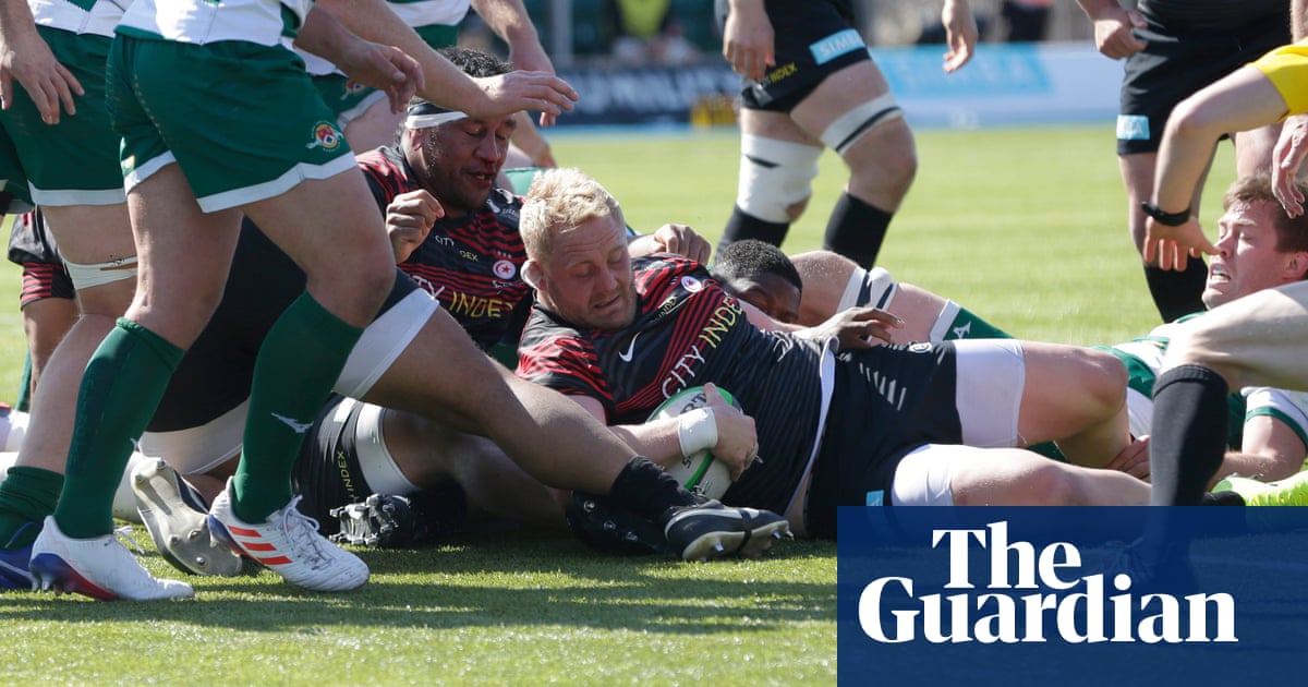Vincent Koch leads Saracens to victory over Championship leaders Ealing