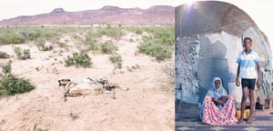 Hawa, 40, and her son Sadiiq*, 8, left their home village and walked over the mountains after a series of droughts.