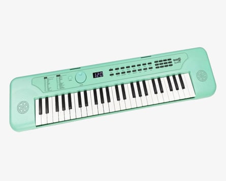 Rockjam 49 Key Keyboard Piano, Portable Electronic Music Keyboard with Speakers