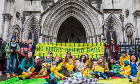 Protesters gathered outside the Royal Courts of Justice in London last weekend to demand an end to the jailing of pregnant women