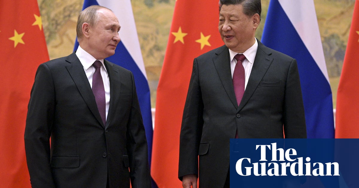 US says China’s support for Russia over Ukraine puts it on ‘wrong side of history’