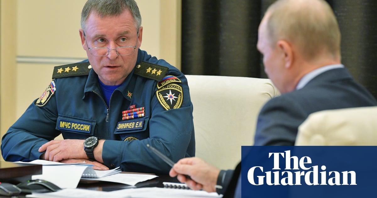 Russia’s emergencies minister dies during Arctic training exercise