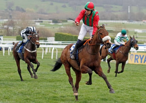 Liam McKenna rides Good Time Jonny to victory in The Pertemps Network Final Handicap Hurdle.