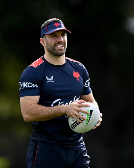 Sydney Roosters full-back James Tedesco will captain the Kangaroos in Leeds.