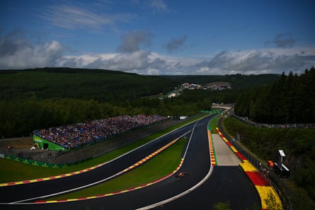 Max Verstappen at the 2023 Grand Prix at Spa.