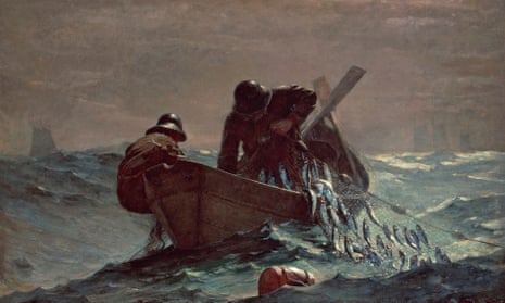 ‘O! shairly ye hae seen my love / At the turnin o’ the tide’ … The Herring Net, 1885, by Winslow Homer.