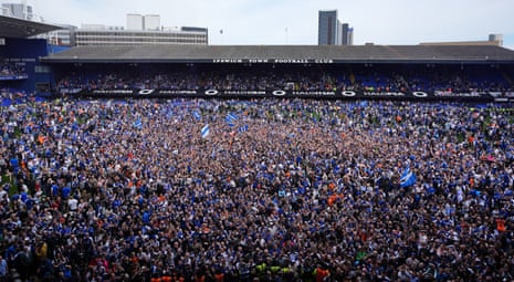 Ipswich Town celebrate their side’s promotion to the Premier League after the Sky Bet Championship victory over Huddersfield Town.