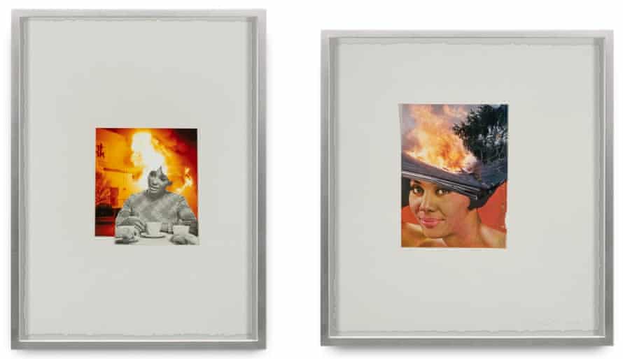 Working on instinct … Flames by Lorna Simpson.