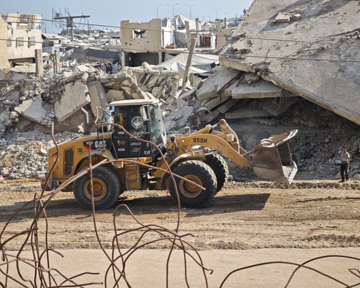61m tonnes of rubble: Gaza aid workers face delicate task of clearing ruins concealing up to 10,000 bodies