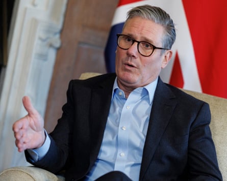 Keir Starmer in a suit