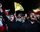Jubilation on streets of Tehran as Iran and US agree two-week ceasefire – video