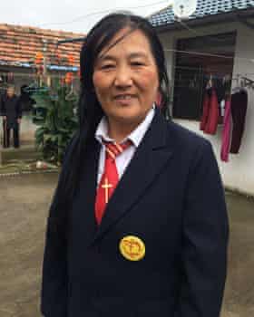 Jiang Buying, 60, an evangelical Christian who runs the Dingdian retirement home