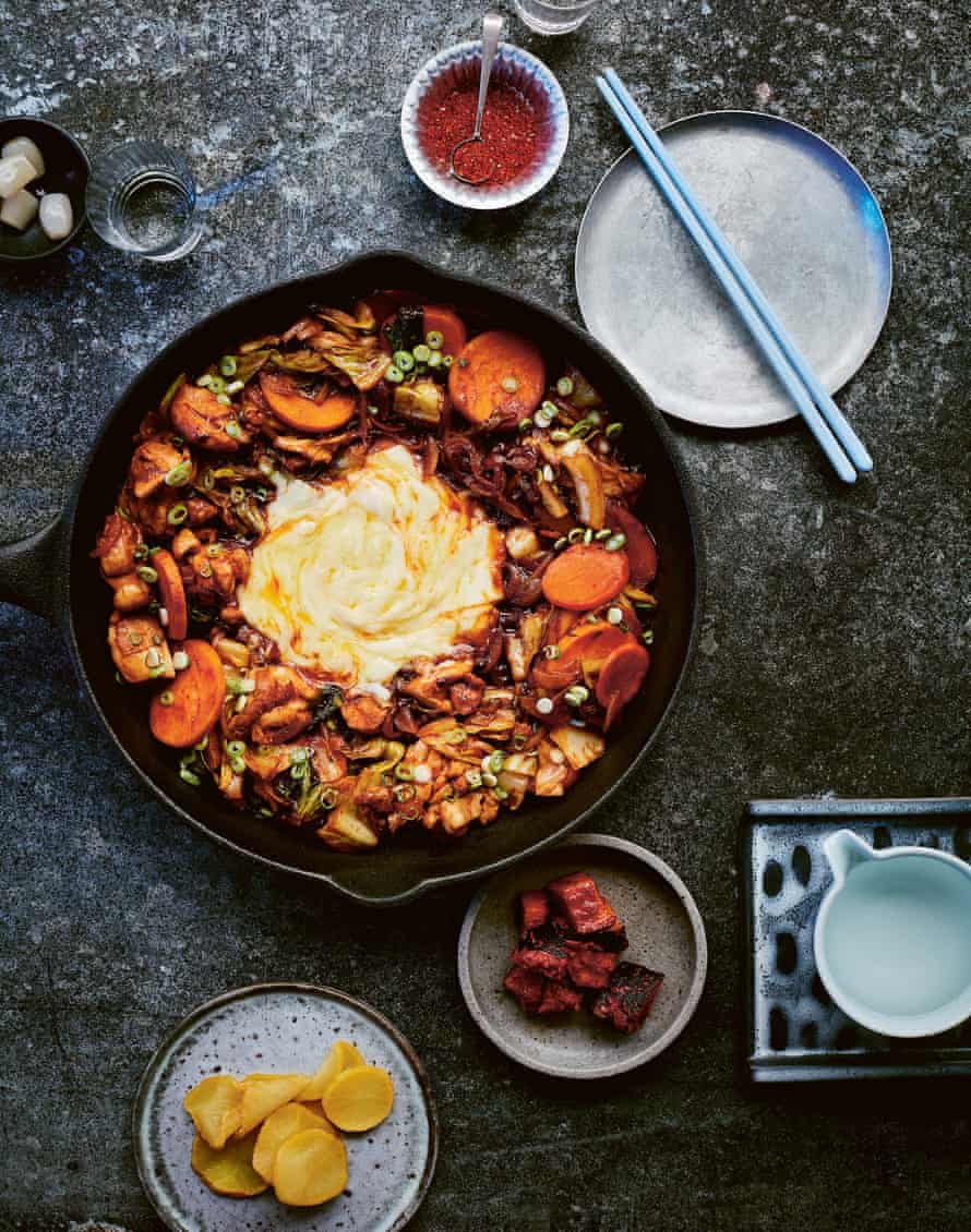 Tim Anderson’s cheese dakgalbi.