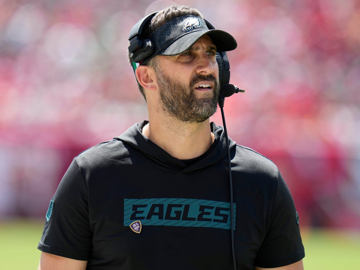 Eagles coach Sirianni admits he needs more 'wisdom' after trash-talking own fans | Philadelphia Eagles | The Guardian