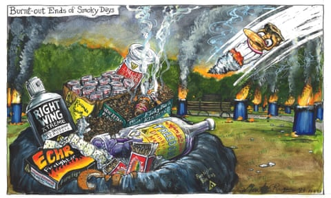 Martin Rowson on Rishi Sunak's tobacco and vapes bill cartoon | Martin Rowson | The Guardian Martin Rowson on Rishi Sunak's tobacco and vapes bill cartoon | Martin Rowson | The Guardian
