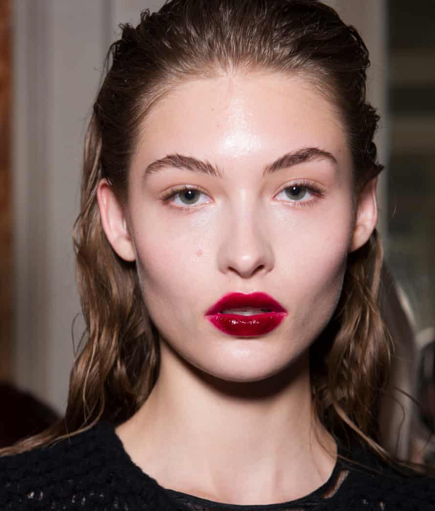 Kissed off: ‘snogged lips’ at Preen by Thornton Bregazzi.