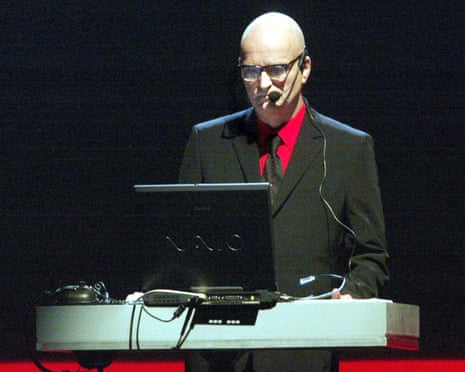 Florian Schneider at the keyboard