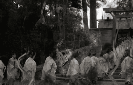 Ritual a still from Performance of Entrapment by Jane and Louise Wilson.