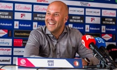 The Feyenoord manager, Arne Slot, pictured this month.