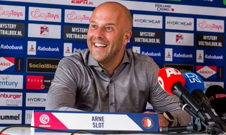 The Feyenoord manager, Arne Slot, pictured this month.