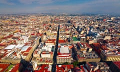 Aerial view of a city, Mexico city, Mexico