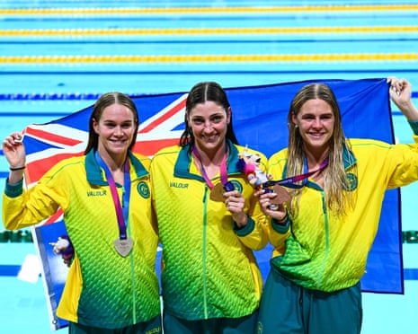 Australia's swimming momentum shows no sign of slowing down after record Commonwealth Games haul | Commonwealth Games 2026 | The Guardian