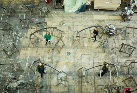 The scenic art department at the National Theatre.