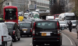 Traffic in central London