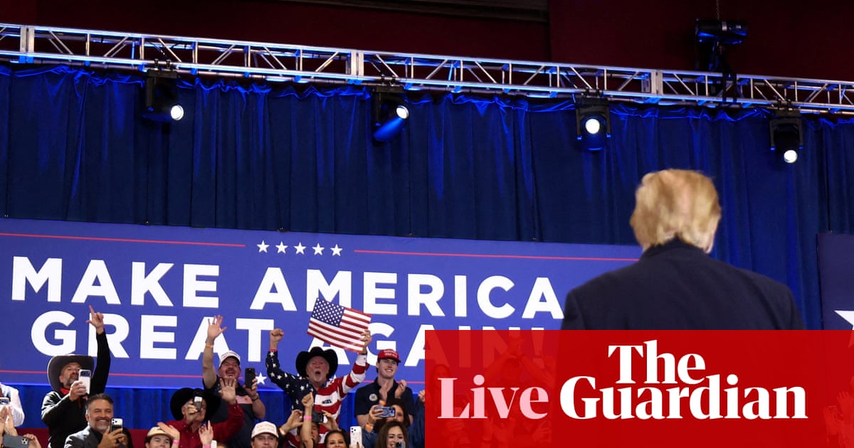 Trump and Vance rally for Republicans in final midterms push; Alaska’s Murkowski backs Democrat in governor’s race – live