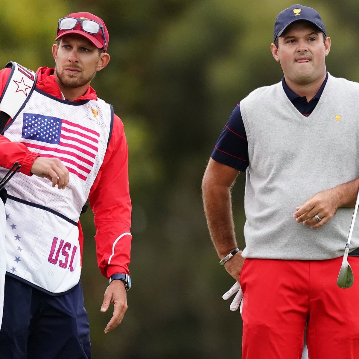Patrick Reed S Caddie Banned After Altercation With Fan At Presidents Cup Golf The Guardian