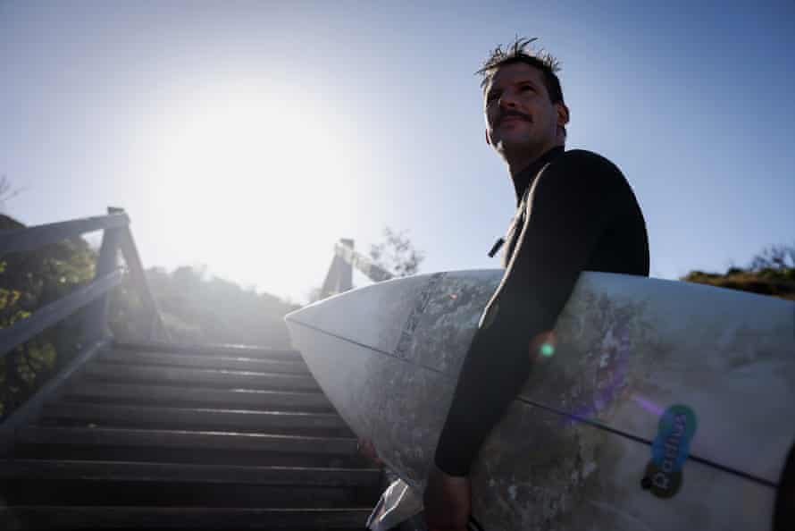 Andrew McKenna at Point Addis Beach.