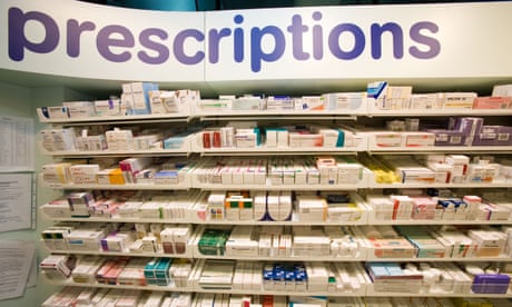 Pharmacy shelves