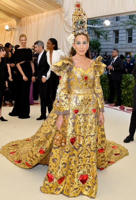 Sarah Jessica Parker attends the Met Gala in 2018