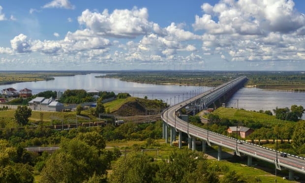 Amur bridge, Khabarovsk.