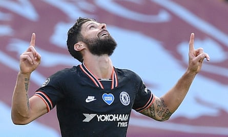 Giroud Completes Chelsea Turnaround At Aston Villa To Bolster Top Four Spot Premier League The Guardian
