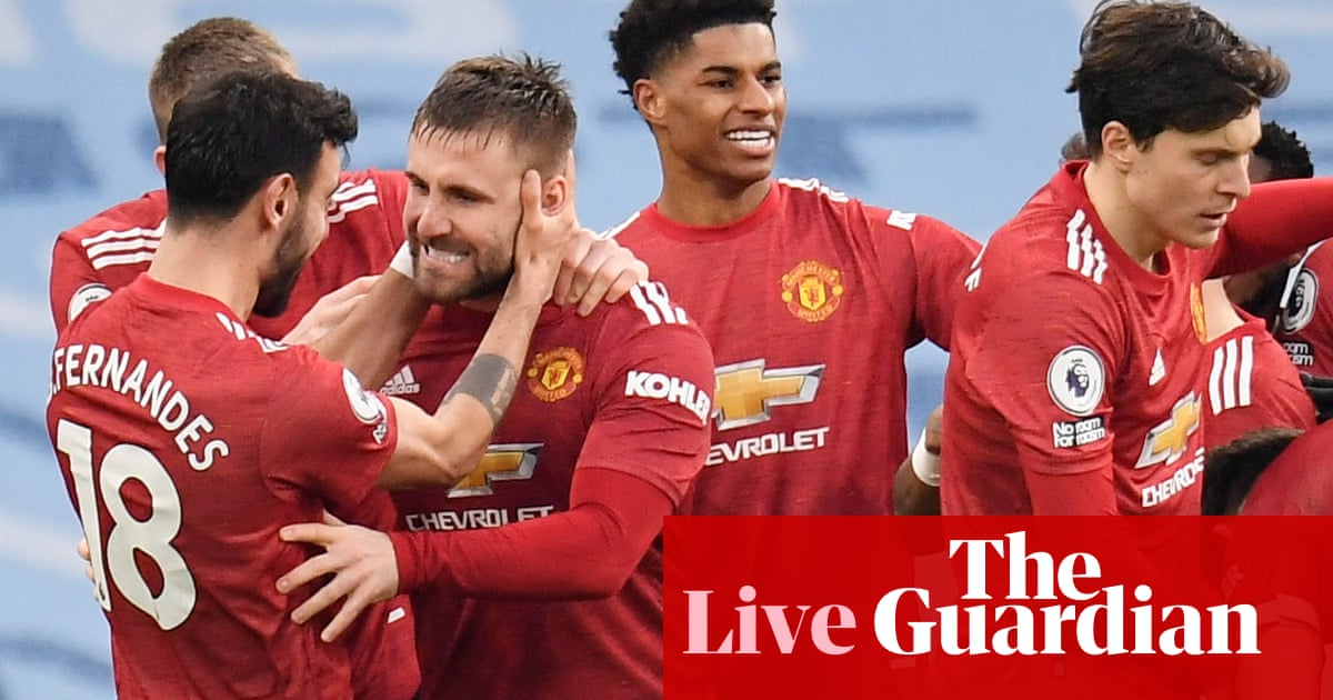 Manchester City 0-2 Manchester United: Premier League – as it ...