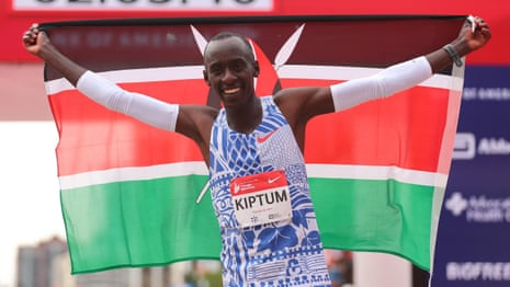 Kelvin Kiptum: marathon runner's record-breaking career – video obituary 