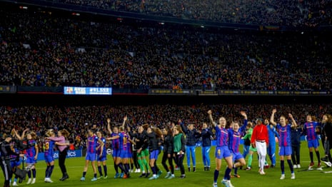 Barcelona show how women's football is done as record-breaking 91,553 fans  watch win over Real Madrid