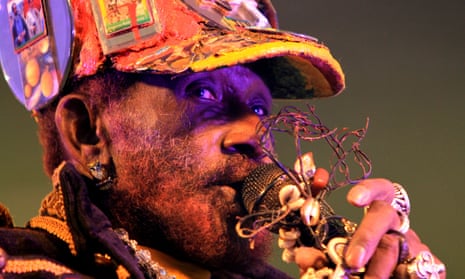 Lee ‘Scratch’ Perry performing at the Beat-Herder festival in 2012.