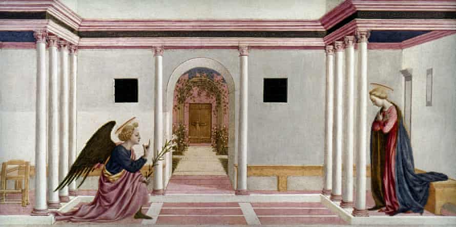 The Annunciation by Domenico Veneziano, c.  1442-1448