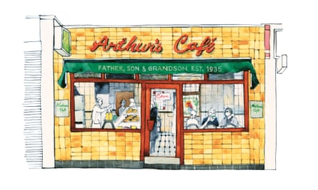 Arthur’s cafe in Dalston, London.