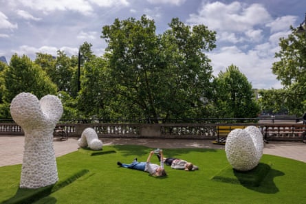 Adeline de Monseignat’s Up-Up showing at the Artist’s Garden.