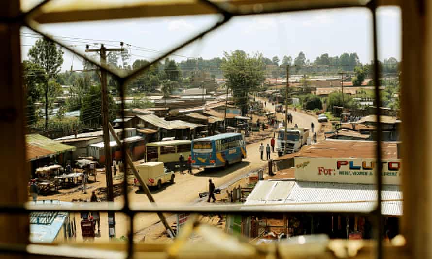 A street in Eldoret, Kenya.