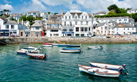 Boats in the harbour at St Mawes, Cornwall