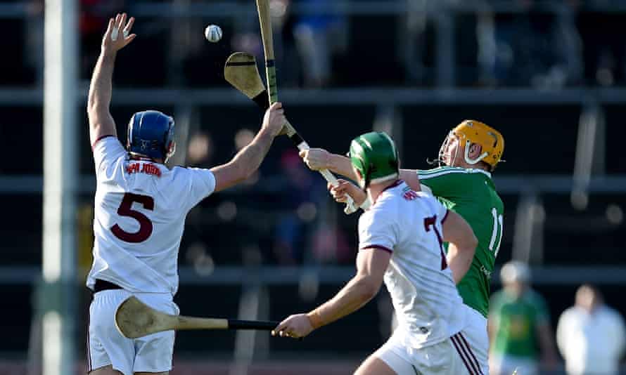A hurling match at Pearse Stadium