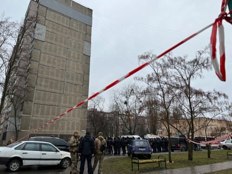 At least 15 people including Ukraine’s interior minister, Denys Monastyrskiy, other senior officials and three children have been killed after their helicopter crashed into a kindergarten just outside Kyiv.